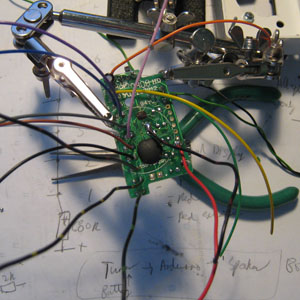 Attaching wires to the original circuit board