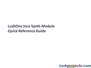 Contour Quick Reference