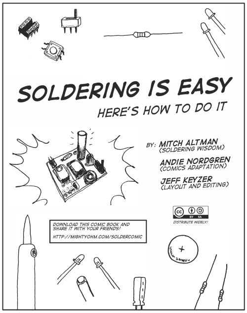 Front page of soldering book