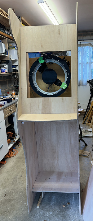 Snapper cabinet being built