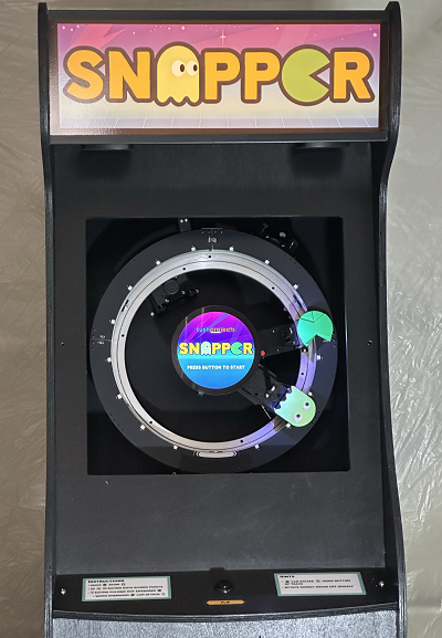 Snapper arcade machine - front view